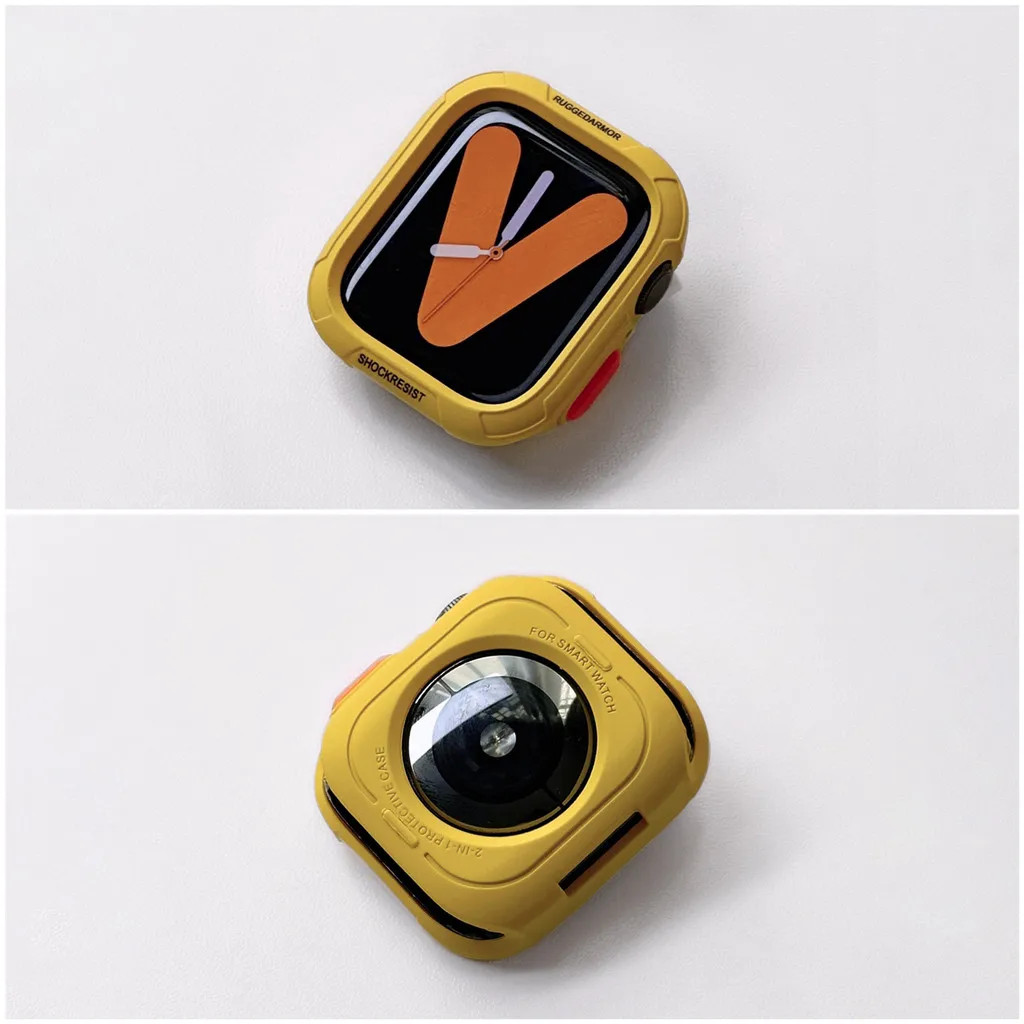 Ốp Lưng Silicon Mềm Cho Đồng Hồ A-pple S11 10 9 8 7 6 SE 5 4 Ultra 3 2 1 Vỏ Mờ Chống Rơi Cho iwatch 