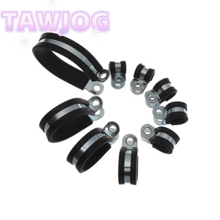 Tawjog 10 Cái Kẹp Ống Dây Phụ Kiện Điện Chất Lượng Cao Phần Cứng Dây Buộc Cáp Hữu Ích