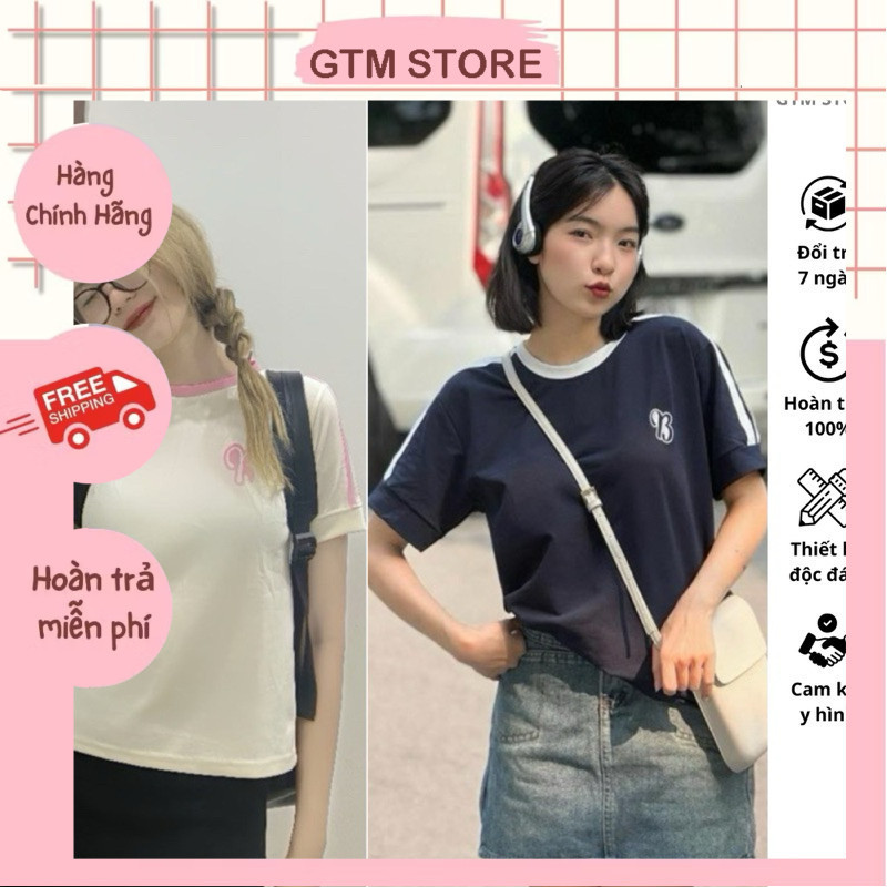 Áo Thun Form Fit Chữ B Version 2 New Colors, Áo Baby Tee Cotton Co Giãn 4 Chiều