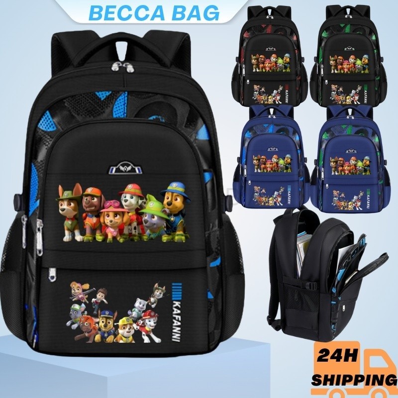 Beeca bag balo đi học cặp học sinh cấp 1 cặp học sinh  bé trai Túi học sinh chống gù balo chống thấm