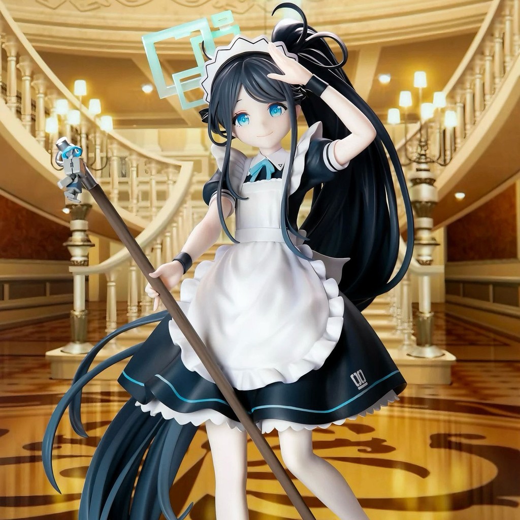Blue Archive Tendou Arisu (Trang phục hầu gái Ver.) Mô hình hình 23cm Trò chơi Mô hình hoạt hình búp