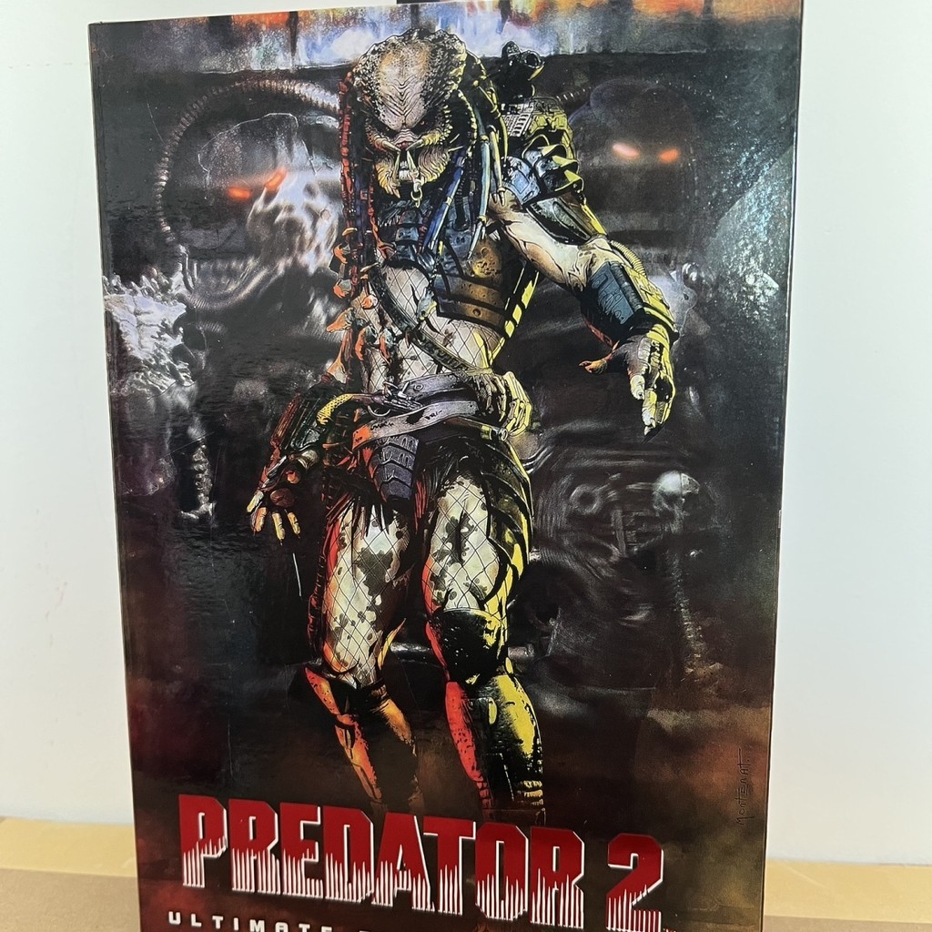Hàng sẵn có NECA Predator P2 Predator Grey Back Elder 23cm Joint Action Hình hoàn toàn mới