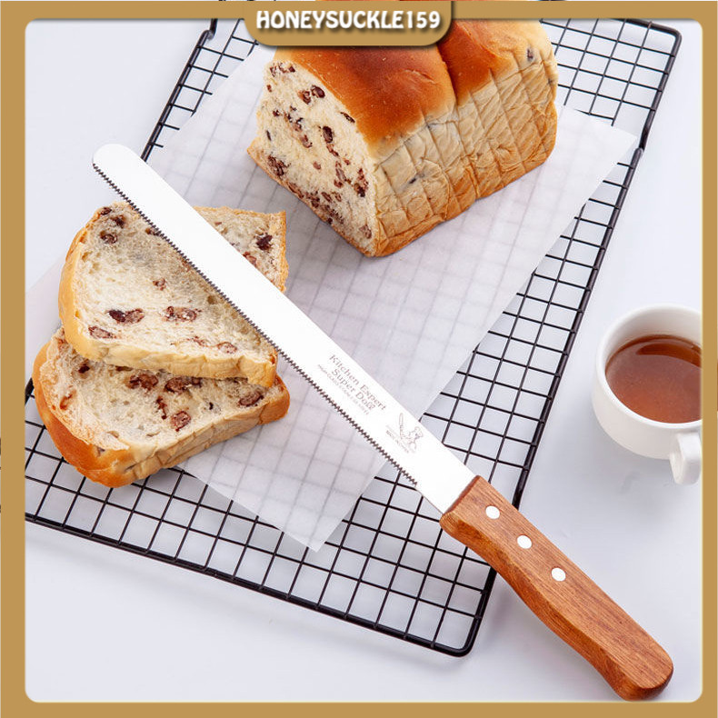 Dụng Cụ Cắt Bánh - Dao Cắt Bánh Mì Có Răng Cưa - Cắt Bánh Bông Lan - SANDWICH Chất Liệu Thép Không Gỉ Bền Bỉ