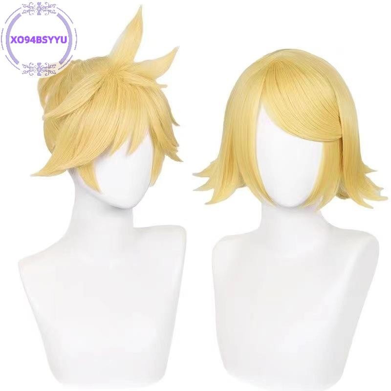 Tóc giả cosplay Kagamine Rin chịu nhiệt tổng hợp cho trò chơi anime