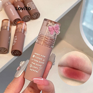 Son Lovito lì bóng trơn không dính cốc / không phai màu dễ thương cho nữ LFA41443