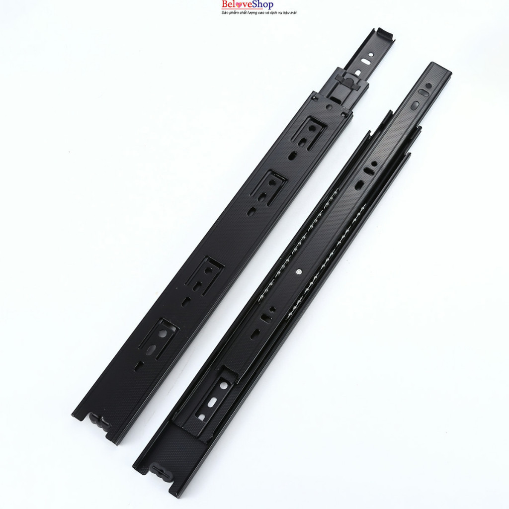 Ray Ngăn Kéo Tủ, Thanh Ray Tủ Bếp, Thanh ray trượt ngăn 25cm-50cm (1 Căp) -BIADE