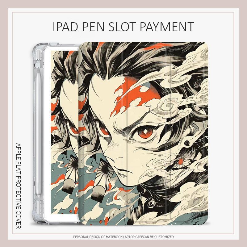 Ốp lưng Demon Slayer Kamado Tanjirou iPad 2022 pro11 2024 pro12.9 pro13 Ốp lưng iPad ốp lưng ipad ốp