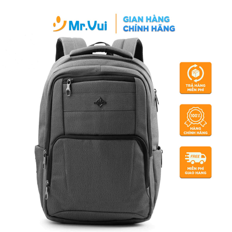 Balo Laptop Mr. Vui BLLT940 ngăn laptop 15.6 inch thích hợp cho đi học và đi làm (45 x 32 x 16 cm)