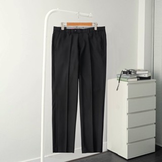 Quần Âu Nam Bigsize 80-105Kg Dáng Ôm Màu Đen Vải Chéo Bền Đẹp May Kỹ OKU