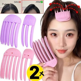 3 / 6Teeth Lông Tơ Rễ Kẹp Lược Tóc Lười Tạo Kiểu Đầu Uốn Thùng Di Động Hàn Quốc Tóc Kẹp Tập Gió Điêu Khắc Lược