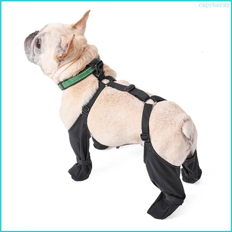 Cby Thú Cưng Boot Tuyết Booties Chống Trơn Trượt Chống Thấm Nước Thoáng Khí Bền Ngoài Trời Thú Cưng 