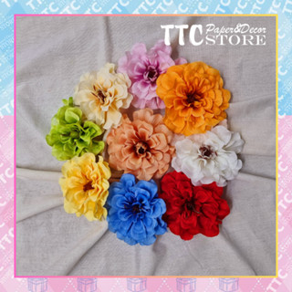 Đầu Bông Hoa Thược Dược Nhiều Màu Sắc Trang Trí Oản, Tháp Bia, Tháp Bánh Trang Trí Ngày Tết