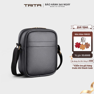 Túi Trita (Thời trang nam dáng đứng - Túi đeo chéo da RTN12)
