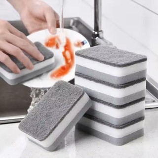 5 / 10 / 20 Cái Làm Sạch Bọt Biển Khối Bọt Biển Nén Rửa Bát Đồ Dùng Nhà Bếp Xốp Khăn Ăn Vải Lau