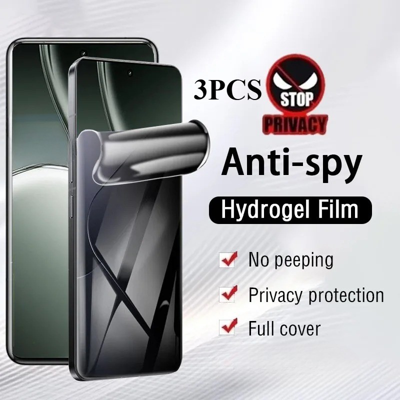3 HD Chống Gián Điệp Riêng Tư Hydrogel Cho Meizu Note mblu Lucky Blue 21 20 08 Pro Full Cover Chống 