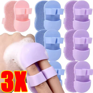 Bàn chải làm sạch da mặt bằng silicon Bàn chải mát xa da di động Loại bỏ tẩy tế bào chết Chăm sóc da mặt Dụng cụ làm đẹp