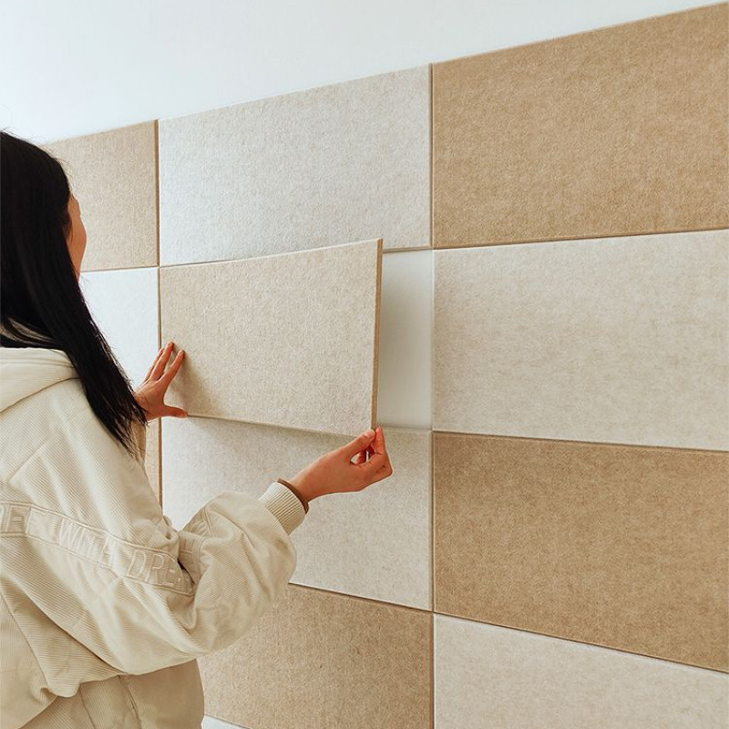 [Độ dày 9mm] Nhãn dán tường bảng nỉ tùy chỉnh, chống va chạm cho trẻ em, vật liệu sáng tạo môi trường, trang trí nền bảng, trang trí tường nhà cho thuê
