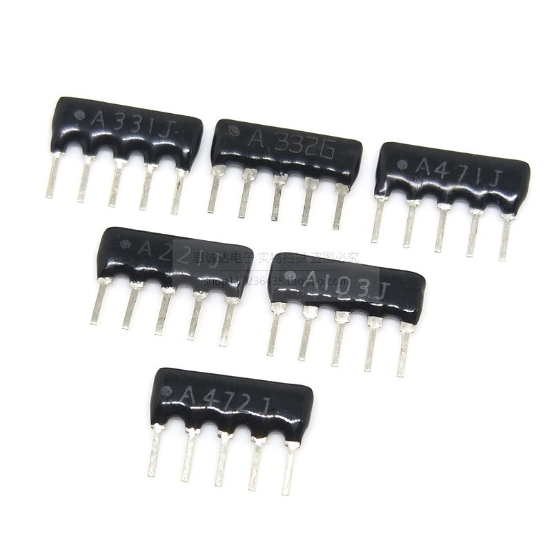 5 Pin 5P Trở A102J A103J 1K 10K 2K 2.2K 3.3K 4.7K 5.1K 330R 512 Thương Hiệu Mới