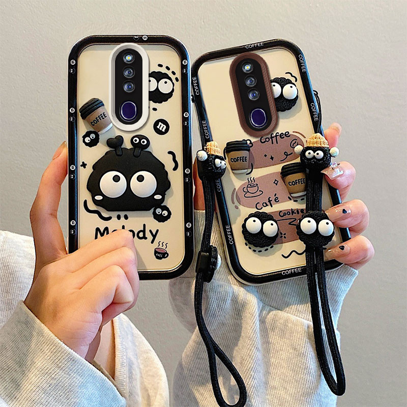 ốp lưng Oppo F11 Pro Oppo F11 Ốp Điện Thoại tpu silicone dây buộc thời trang búp bê ốp lưng điện tho