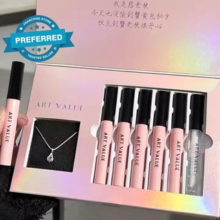 Với Vòng Cổ Artvalue Đen Hồng Love Letter Lip Makeup Paste Set Lasting White Long Lip B6y5