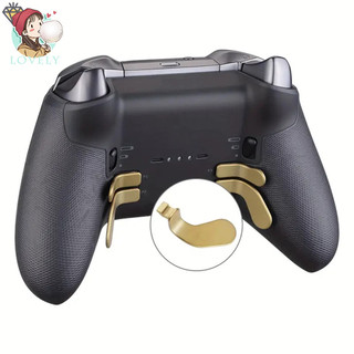 Mái chèo điều khiển Elite, Phụ kiện phụ tùng bằng thép không gỉ bằng kim loại cho Xbox One Elite Controller Series 2 797, 3 màu (Vàng / Tím / Đen), 4 miếngVN