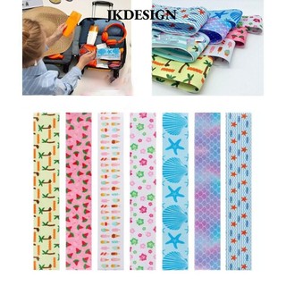Jkdesign 1 / 8 Chiếc Dây Đeo Chống Nắng, Dây Khăn Chống Gió Nhiều Màu Sắc, Dây Đeo Lounger Bền Độ Đàn Hồi Cao Sáng Tạo Cho Hành Lý Và Quần Áo