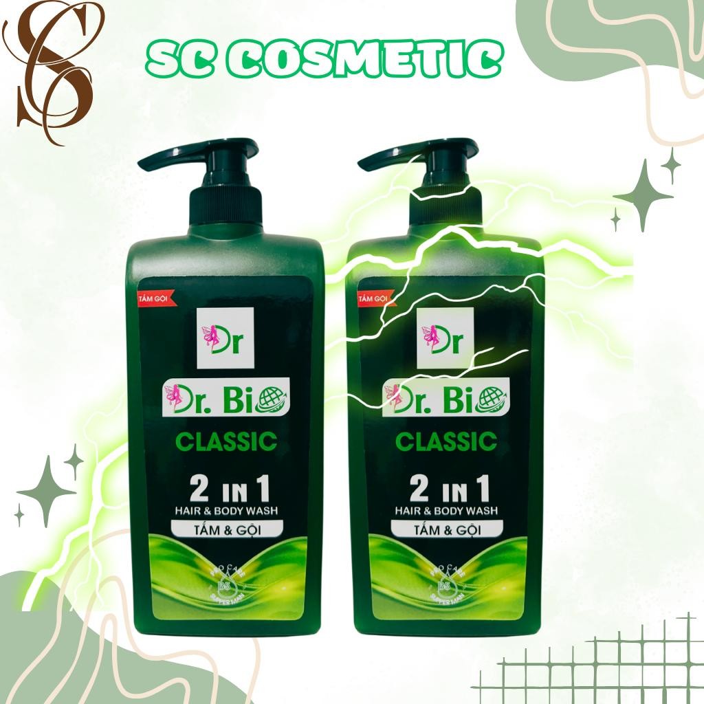 (COMBO 2)Tắm gội nam DR.BIO  hương ROMANO 2 IN 1 cổ điển lịch lãm Dưỡng Thể .