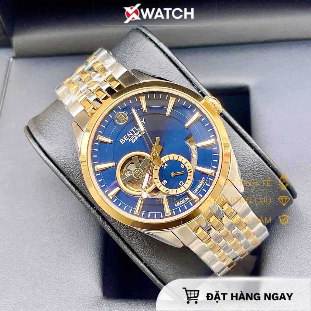 [XWATCH] Đồng hồ đeo tay nam Bentley BL1831-25M Automatic chính hãng