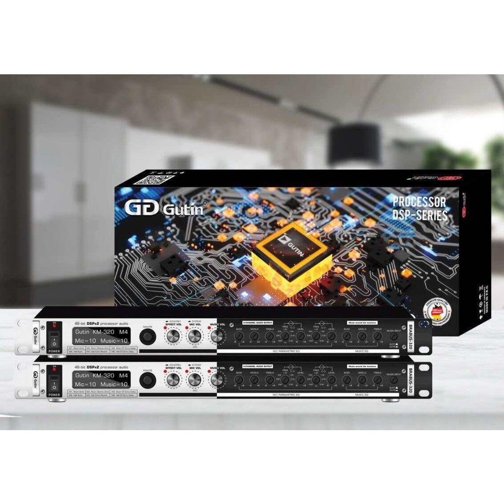 Vang Cơ Lai Số GD GUTIN BRABUS KM320 - 8 chế độ chống hú chất âm tuyệt với - Cty Thiên Phúc