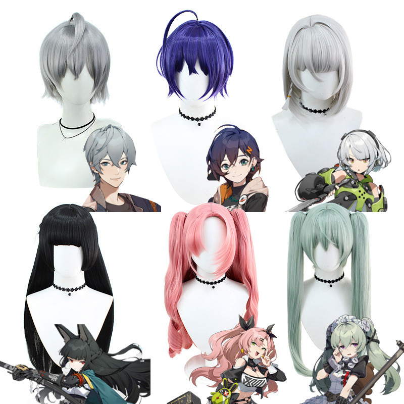 Zenless Zone Zero Cosplay Belle Wise Nicole Demara Anby Demara Tóc Giả Đảng Truyện Tranh Triển Lãm H