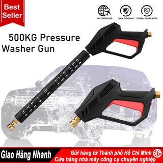 Súng Phun Áp Lực 500kg – Súng Rửa Xe Cao Áp Với Góc Phun Điều Chỉnh, Dành Cho Máy Rửa Xe Gia Đình