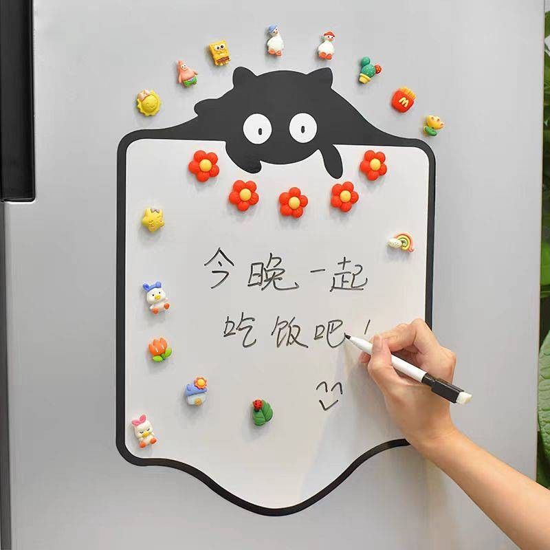 Refridgerator Magnets Message Board Good-looking Whiteboard Erasable Multi-Function Note Magnetic Bl