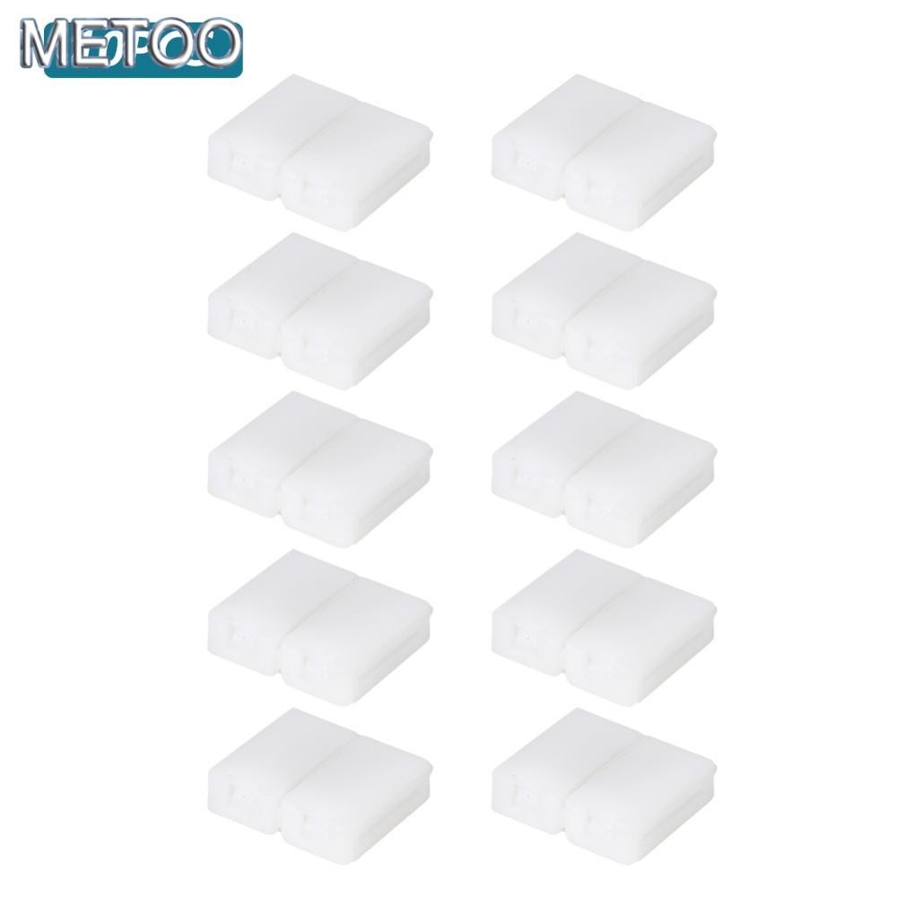 MT 10 Cái / bộ 10mm 4 Pin LED RGB Kết Nối LED Mở Rộng Không Dây Gapless Solderless SMD 5050 RGB Conn