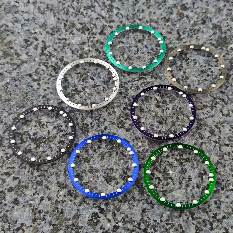 Mặt số NH70 Bề mặt cơ học rỗng 28,5mm NH72 Sửa đổi Xanh dạ quang NH71 Phụ kiện đồng hồ cơ