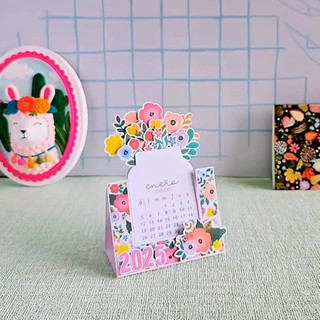 Lịch để bàn sáng tạo Hoa văn độc đáo Lịch bàn văn phòng trong nhà cho văn phòng