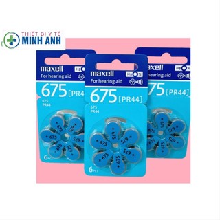 pin máy trợ thính 675 pr44 vỉ 6v