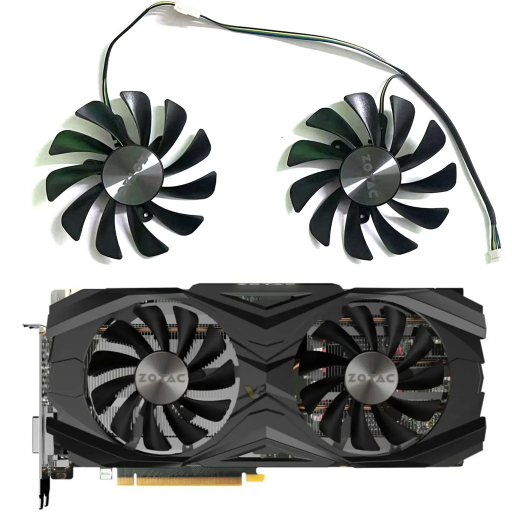 Quạt GPU 95MM 4PIN GAA8S2U GTX1080TI hoàn toàn mới cho card đồ họa phiên bản ZOTAC GeForce GTX1070ti 1080ti 11GB AMP | BigBuy360 - bigbuy360.vn