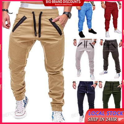 Nam Quần Joggers Casual Sweatpants Quần Còng Chắc Chắn Slim Nam Quần Nam Dài Quần Nam Thể Thao Harem Chinos