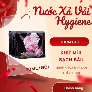 Sale Sốc - Gói 20ml nước xả vải Hygiene đậm đặc siêu mềm vải Hương Hoa Huyền Bí thơm lâu - màu đen 