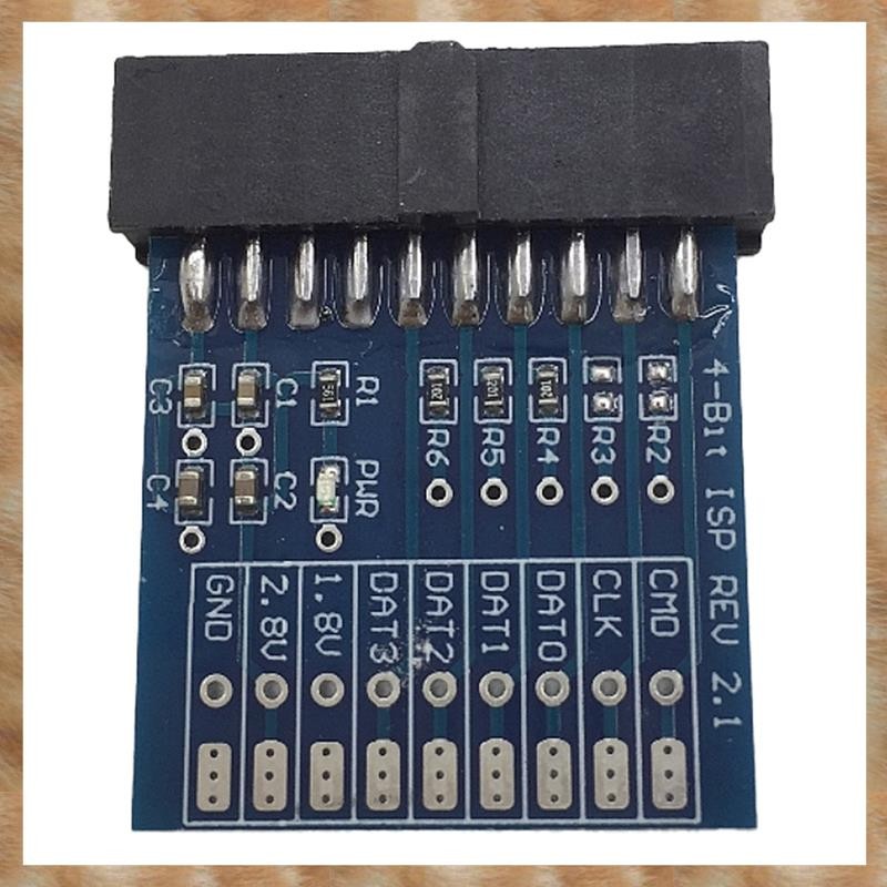 [S Z] Bộ chuyển đổi mới Jtag, ISP 4-BIT ISP REV 2.1 cho Easy Jtag Plus Box / ESAYJTAG Tool