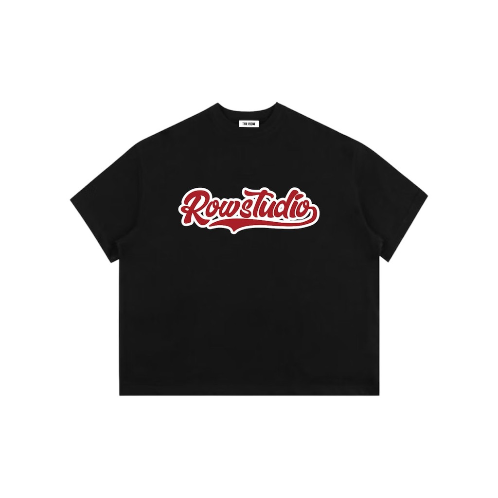 Áo Thun Big Boxy Local Brand THEROW Tay Ngắn Cotton " LOGO VIỀN " Unisex Nam Nữ | BigBuy360 - bigbuy360.vn