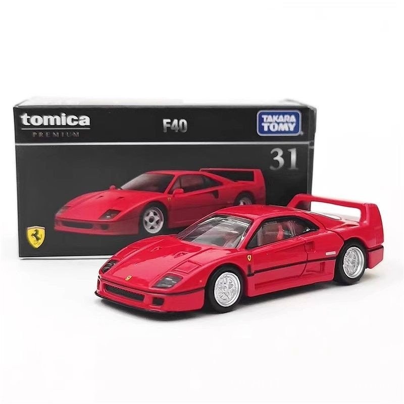 [Hộp đen cổ điển] Phiên bản Nhật Bản ~ Ô tô hợp kim TOMICA Hộp đen TP31 Ferrari F40 Ô tô thể thao Mô