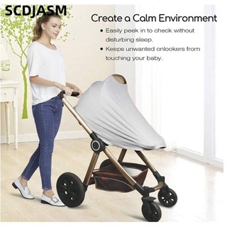 SCDJASM Baby Nursing Poncho, Bảo vệ quyền riêng tư Vỏ điều dưỡng đa chức năng, Vỏ xe đẩy vải Muslin màu trơn bền bỉ dành cho nữ