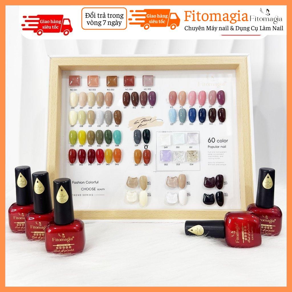 [Fitomagia03] Set 60 Màu Sơn Color UV Gel FITOMAGIA Chính Hãng (CÓ BÁN LẺ TỪNG MÀU)