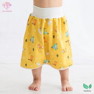 Heabety Tã Cho Bé Váy Chống Thấm Nước Cho Trẻ Sơ Sinh Chống Rò Rỉ Nước Tiểu Tập Quần Vải Tã Trẻ Em Ngủ Ngủ Ngủ Bô Tập Luyện Vật Phẩm Mới