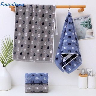 Khăn tắm Cotton đi thuyền ADAMES, Khăn tắm cặp đôi sang trọng 35x75cm, Khăn quà tặng dày hoạt hình Khăn mặt mềm gia đình