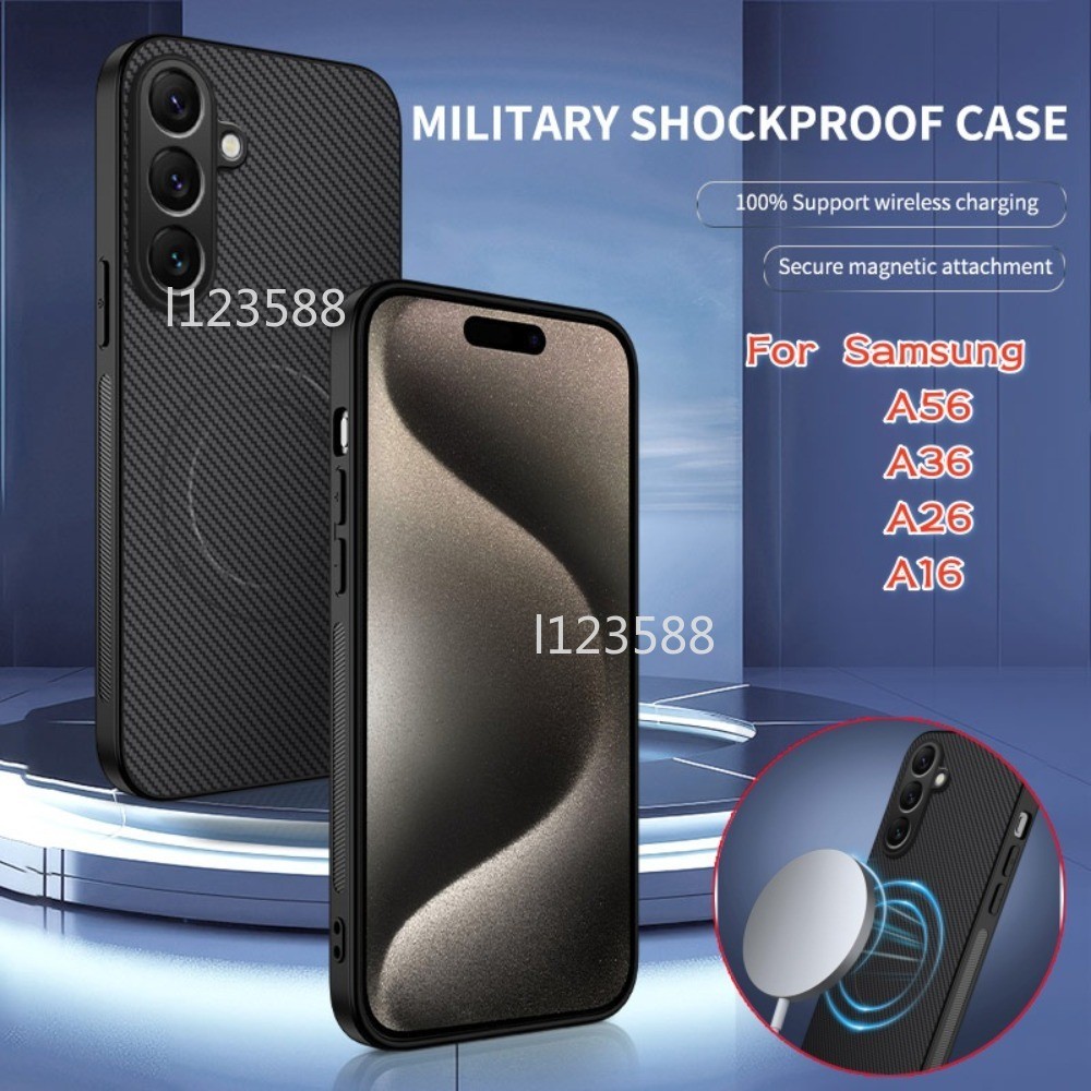 Dành Cho Samsung Galaxy A56 5G Họa Tiết Sợi Carbon Chống Mồ Hôi Ốp lưng Samsung Galaxy A56 A16 A24 A