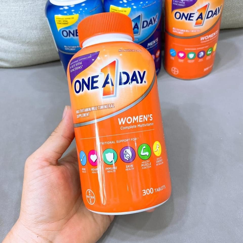 VIÊN TỔNG HỘP One A day 300 viên của Mỹ DƯỚI 50 TUỔI CHO PHỤ NỮ