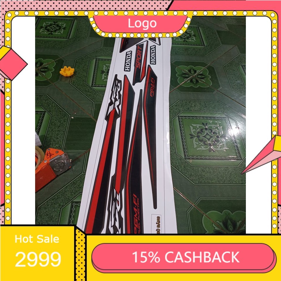 [ TEM XE ] tem rời wave rsx fi đen đỏ