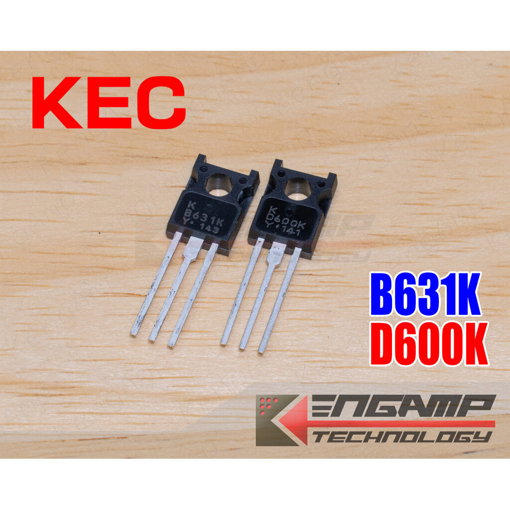 (1 Cặp) [TR] B631K D600K KEC PNP NPN 1A 120V